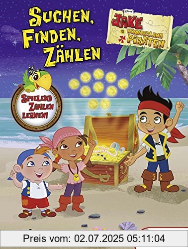 Die Buchhandlung in Oelde hat das Buch Jake und die Nimmerland Piraten - Suchen, Finden, Zählen