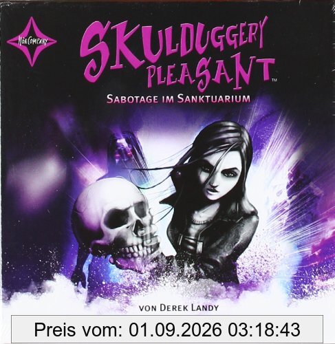 Skulduggery Pleasant - Folge 4: Sabotage im Sanktuarium. Gelesen von Rainer Strecker, 6 CD Cap-Box, ca. 8 Std.