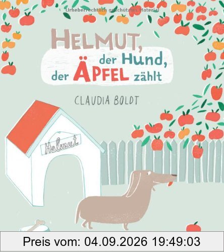 Helmut, der Hund, der Äpfel zählt