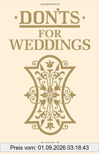 Don'ts for Weddings