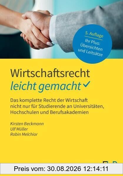 Wirtschaftsrecht - leicht gemacht