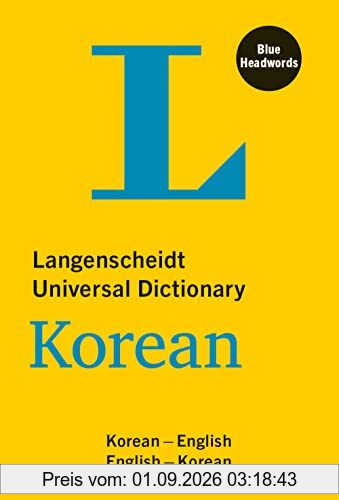 Langenscheidt Universal Dictionary Korean: Korean-English / English-Korean (Langenscheidt Universal Wörterbuch)