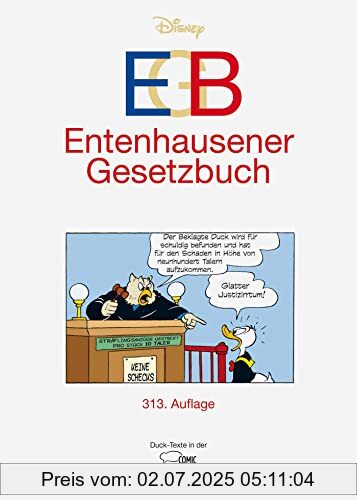 Die Buchhandlung in Oelde hat das Buch EGB - Entenhausener Gesetzbuch