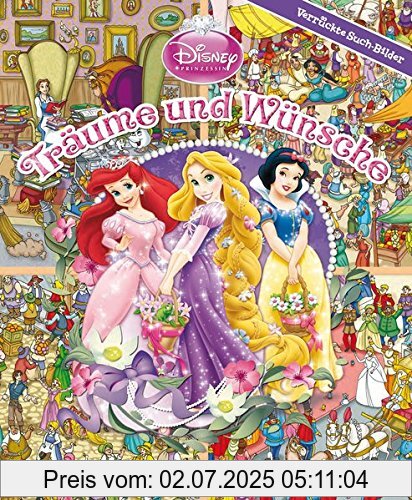 Die Buchhandlung in Oelde hat das Buch Verrückte Such-Bilder - Prinzessin Träume und Wünsche