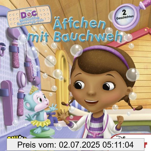 Die Buchhandlung in Oelde hat das Buch Doc McStuffins - Äffchen mit Bauchweh: 2 Geschichten
