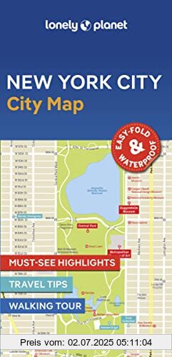Die Buchhandlung in Oelde hat das Buch Lonely Planet New York City Map 2