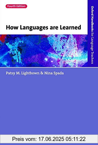 Binding : Taschenbuch, Edition : 4th revised edition., Label : Oxford University Elt, Publisher : Oxford University Elt, NumberOfItems : 1, PackageQuantity : 20, medium : Taschenbuch, numberOfPages : 256, publicationDate : 2013-01-24, authors : Lightbown, Patsy M., Nina Spada, languages : english, ISBN : 0194541266