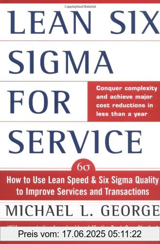 Binding : Gebundene Ausgabe, Label : Mcgraw-Hill Professional, Publisher : Mcgraw-Hill Professional, NumberOfItems : 1, medium : Gebundene Ausgabe, numberOfPages : 300, publicationDate : 2003-07-01, authors : George, Michael L., languages : english, ISBN : 0071418210