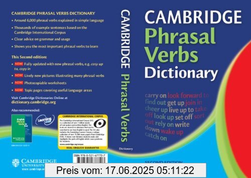 Binding : Taschenbuch, Edition : 2, Label : Cambridge Univ Elt, Publisher : Cambridge Univ Elt, NumberOfItems : 1, medium : Taschenbuch, numberOfPages : 428, publicationDate : 2006-05-25, authors : Cambridge University Press, languages : english, ISBN : 052167770X