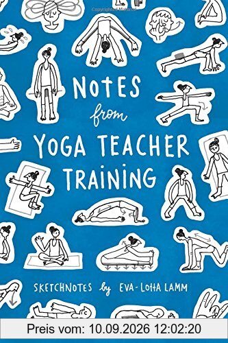 Notes from Yoga Teacher Training: Sketchnotes by Eva-Lotta Lamm