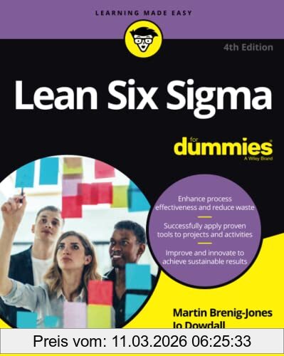 Martin Brenig-Jones Lean Six Sigma For Dummies (For Dummies (Business & Personal Finance))