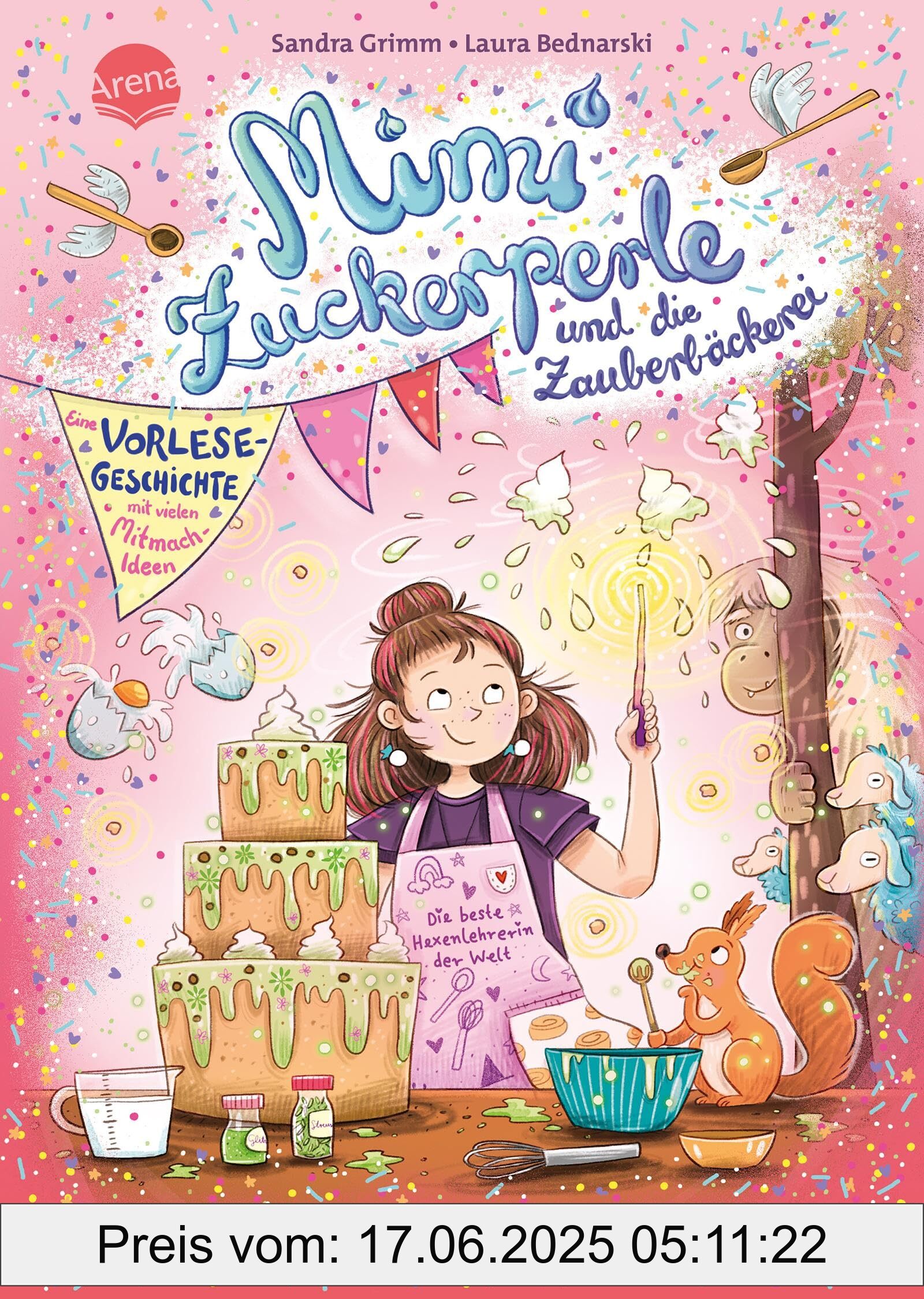 Binding : hardcover, Label : Mimi Zuckerperle und die Zauberbäckerei. Das große Knuspertorten-Abenteuer. Eine Vorlesegeschichte mit vielen Mitmach-Ideen : Interaktiver Lesespaß zum Vor- und Selberlesen ab 5/6 Jahren, medium : hardcover, numberOfPages : 128, publicationDate : 2025-03-10, languages : german, ISBN : 3401721410