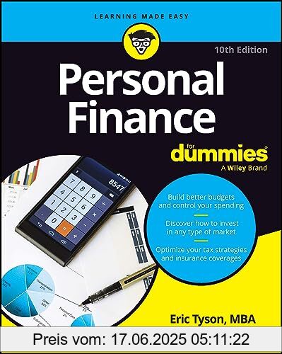 Brand : John Wiley, Chichester, Binding : Taschenbuch, Edition : 10., Label : For Dummies, Publisher : For Dummies, medium : Taschenbuch, numberOfPages : 496, publicationDate : 2023-09-26, releaseDate : 2023-09-26, authors : Eric Tyson, ISBN : 1394207549