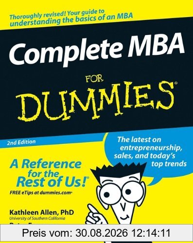 Complete MBA For Dummies