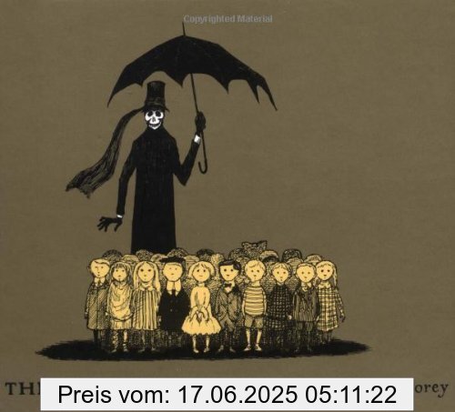 Binding : Gebundene Ausgabe, Edition : Reprint, Label : Houghton Mifflin Harcourt, Publisher : Houghton Mifflin Harcourt, NumberOfItems : 8, PackageQuantity : 1, medium : Gebundene Ausgabe, numberOfPages : 64, publicationDate : 1997-10-15, authors : Edward Gorey, languages : english, ISBN : 0151003084