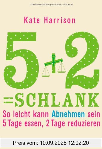 5+2= schlank: So leicht kann Abnehmen sein: 5 Tage essen, 2 Tage reduzieren