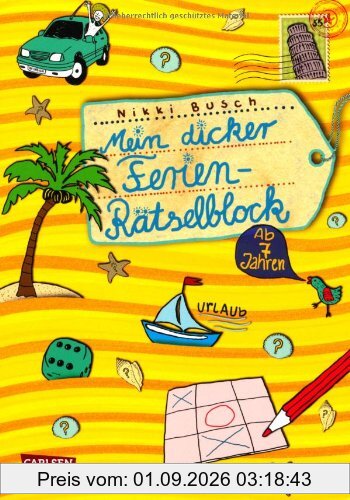 Mein dicker Ferien Rätselblock