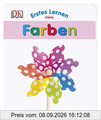 Erstes Lernen mini. Farben: Bildwörterbuch mit Glitzerfolie ab 1 Jahr