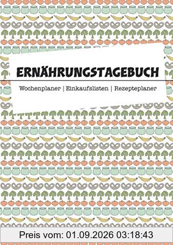 Ernährungstagebuch zum ausfüllen / Abnehmtagebuch zum ausfüllen für 90 Tage / Din A4 Workbook: Ernährungskompass - Ernährungsplan erstellen leicht gemacht !!!