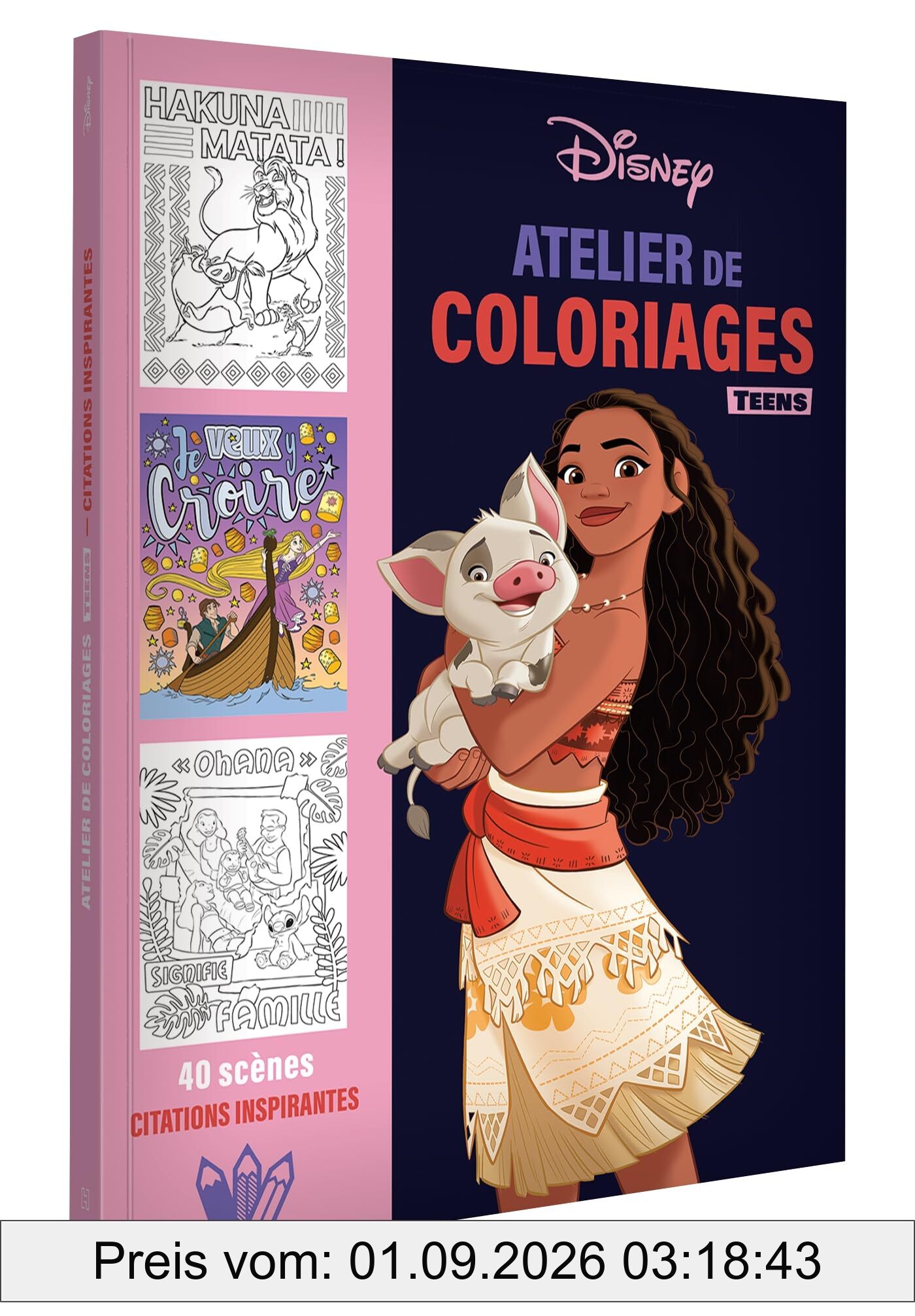 DISNEY TEENS : Atelier de coloriages : Citations inspirantes