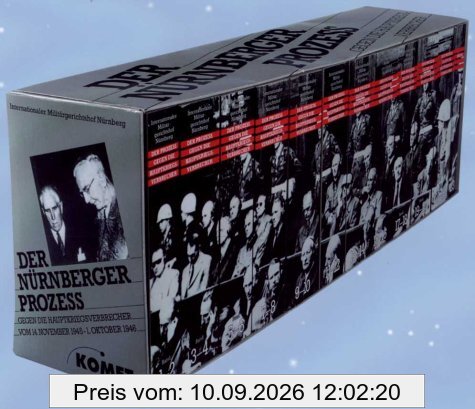 Der Nürnberger Prozeß gegen die Hauptkriegsverbrecher, 23 Tle. m. Index in 12 Bdn.