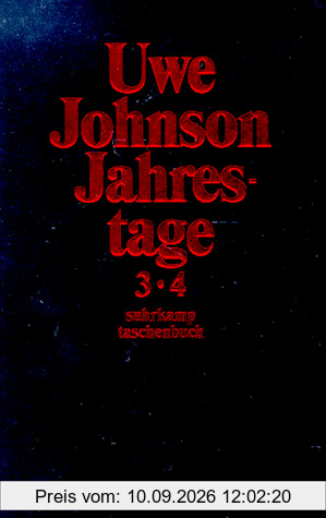 Jahrestage 3 / 4: Aus dem Leben von Gesine Cresspahl