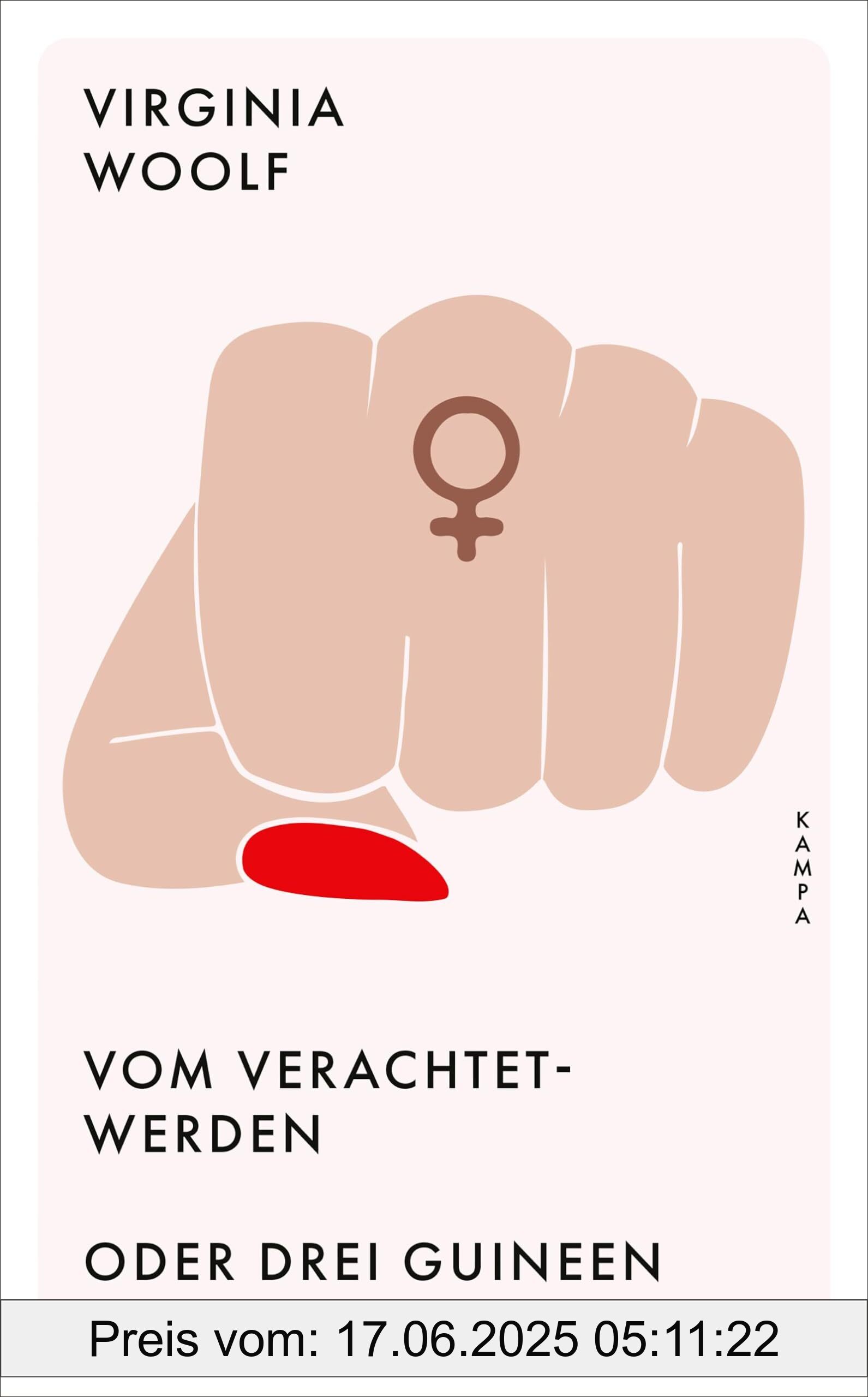 Brand : Kampa Verlag, Binding : paperback, Edition : 1, Label : Vom Verachtetwerden oder Drei Guineen, medium : paperback, numberOfPages : 256, publicationDate : 2024-11-14, languages : german, ISBN : 3311151003