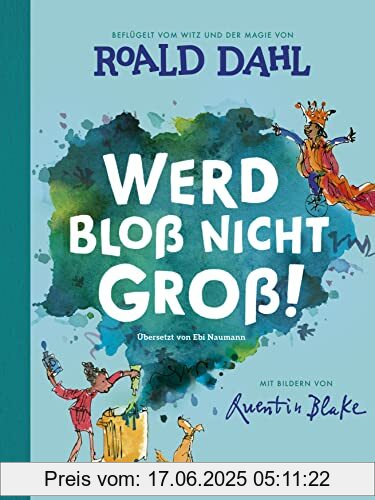 Binding : Gebundene Ausgabe, Edition : Deutsche Erstausgabe, Label : Penguin Junior, Publisher : Penguin Junior, medium : Gebundene Ausgabe, numberOfPages : 32, publicationDate : 2023-03-15, authors : Roald Dahl, translators : Ebi Naumann, ISBN : 3328301933