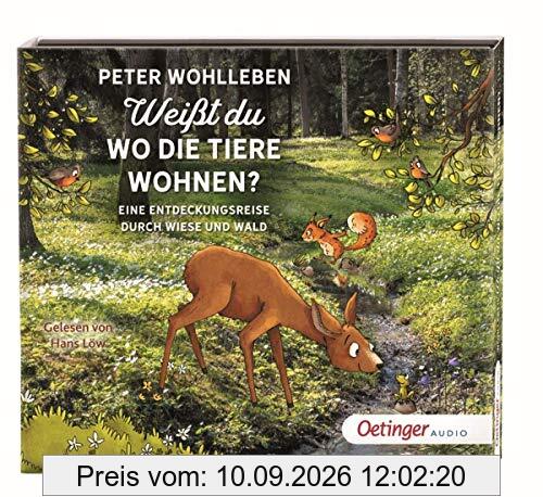 Weißt du, wo die Tiere wohnen?: Eine Entdeckungsreise durch Wiese und Wald (2CD)