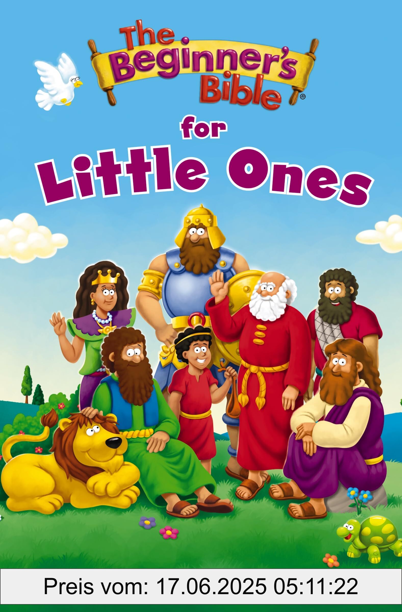 Brand : HarperCollins, Binding : board_book, Edition : Illustrated, Label : The Beginner's Bible for Little Ones, NumberOfItems : 1, PackageQuantity : 1, Format : illustrated, Feature : ZONDERKIDZ, medium : board_book, numberOfPages : 32, publicationDate : 2017-05-02, releaseDate : 2017-05-02, languages : english, ISBN : 0310755360