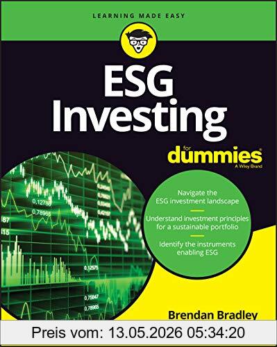 Brendan Bradley Esg Investing For Dummies (For Dummies (Business & Personal Finance))