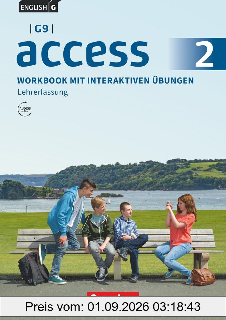 Access|NULL|G9 - Ausgabe 2019|Band 2: 6. Schuljahr|NULL|NULL|Workbook mit interaktiven Übungen online - Lehrkräftefassung|Mit Audio-CD und Audios online