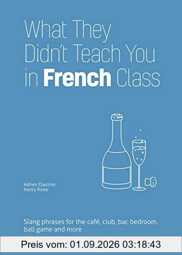 What They Didn't Teach You in French Class: Slang Phrases for the Cafe, Club, Bar, Bedroom, Ball Game and More (Slang Language Books)