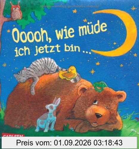 Ooooh, wie müde ich jetzt bin ...