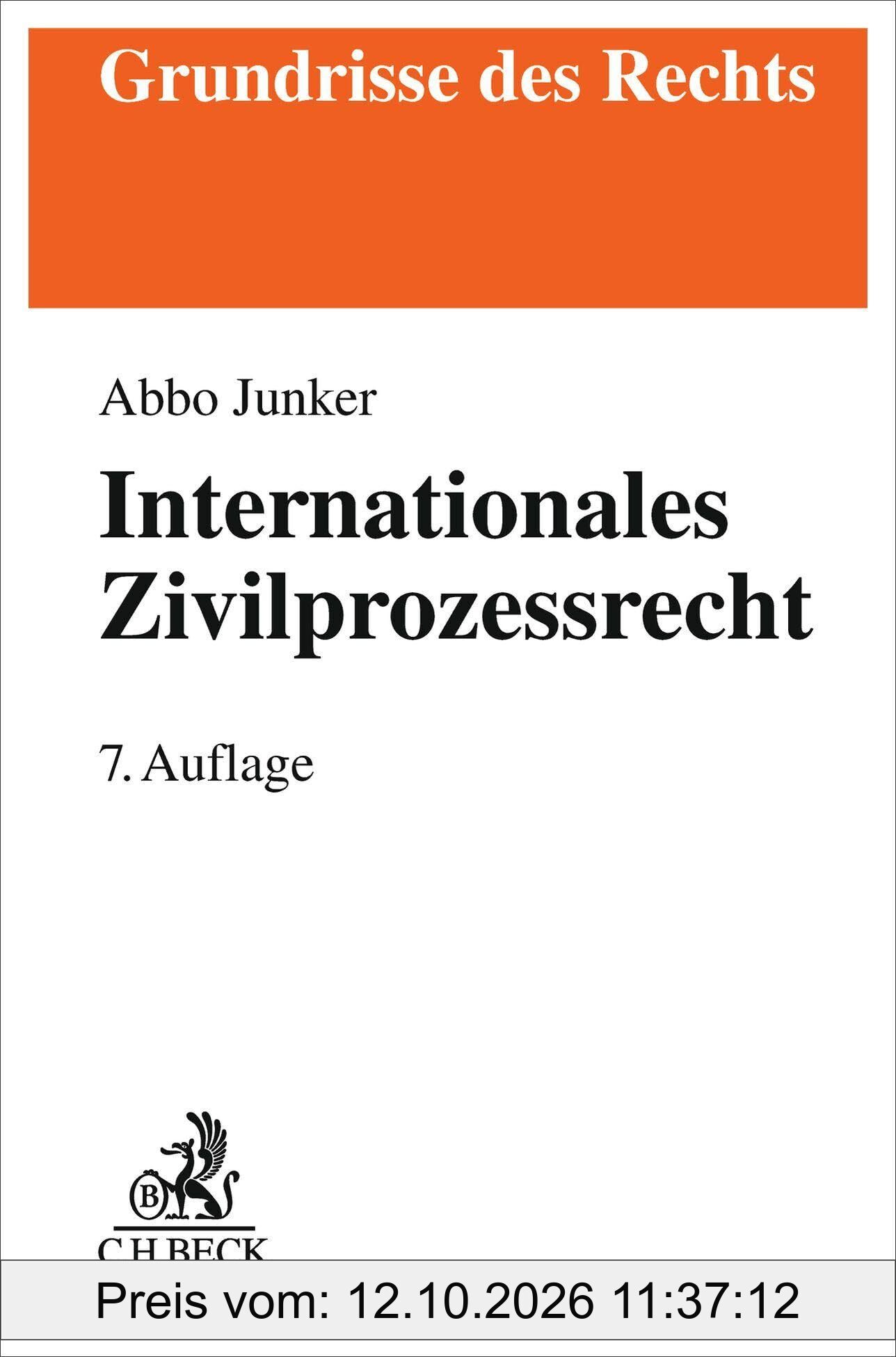 Internationales Zivilprozessrecht