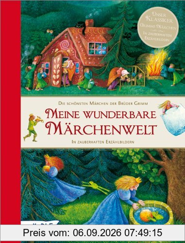 Meine wunderbare Märchenwelt. Die schönsten Märchen der Brüder Grimm: In zauberhaften Erzählbildern