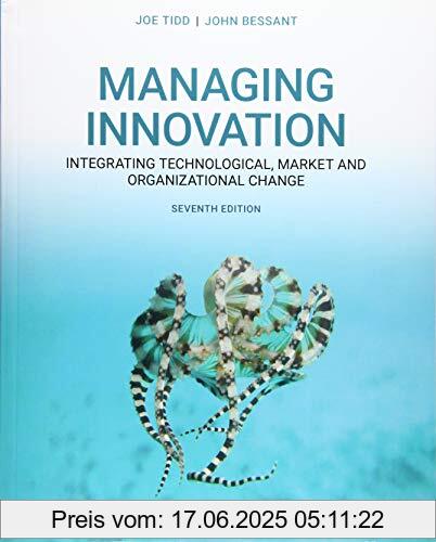 Binding : Taschenbuch, Edition : 7., Label : Wiley, Publisher : Wiley, medium : Taschenbuch, numberOfPages : 624, publicationDate : 2020-12-18, authors : Joe Tidd, Bessant, John R., ISBN : 1119713307