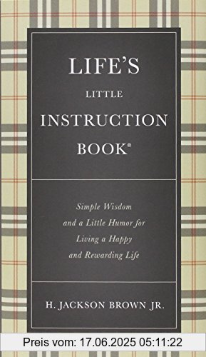 Binding : Gebundene Ausgabe, Label : Nelsonword Pub Group, Publisher : Nelsonword Pub Group, NumberOfItems : 1, PackageQuantity : 1, medium : Gebundene Ausgabe, numberOfPages : 224, publicationDate : 2012-07-18, authors : Brown, H. Jackson - Jr., languages : english, ISBN : 140031996X