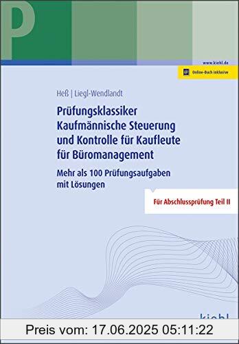 Binding : Taschenbuch, Edition : Online-Buch inklusive., Label : NWB Verlag, Publisher : NWB Verlag, medium : Taschenbuch, numberOfPages : 271, publicationDate : 2020-03-12, authors : Ute Heß, Christa Liegl-Wendlandt, ISBN : 3470106215