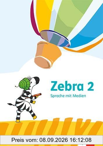 Zebra 2: Arbeitsheft Sprache mit Medien (Ausleihmaterial) Klasse 2 (Zebra. Ausgabe ab 2024)