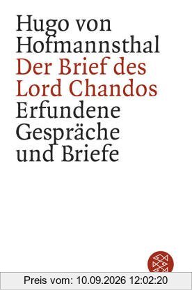 Der Brief des Lord Chandos: Erfundene Gespräche und Briefe