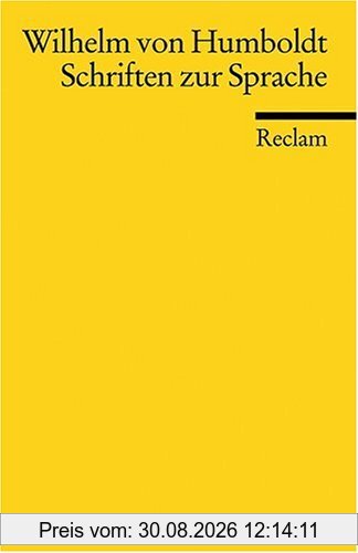 Schriften zur Sprache