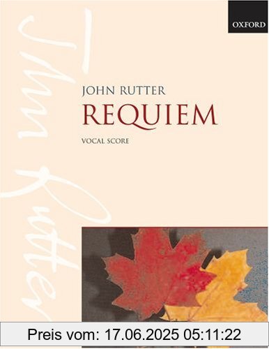 Binding : Musiknoten, Label : Oxford University Press, Publisher : Oxford University Press, PackageQuantity : 1, medium : Musiknoten, numberOfPages : 64, publicationDate : 1986-10-09, authors : John Rutter, languages : english, ISBN : 0193380706