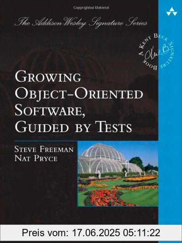 Binding : Taschenbuch, Edition : 1, Label : Addison-Wesley Longman, Amsterdam, Publisher : Addison-Wesley Longman, Amsterdam, NumberOfItems : 1, medium : Taschenbuch, numberOfPages : 384, publicationDate : 2009-10-12, authors : Steve Freeman, Nat Pryce, languages : english, ISBN : 0321503627