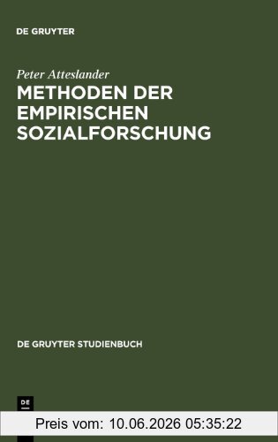 Peter Atteslander Methoden Der Empirischen Sozialforschung (de Gruyter Studienbuch)