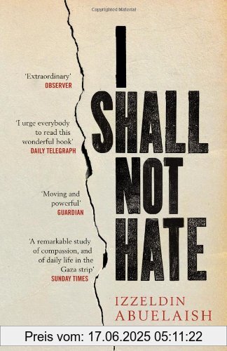 Binding : Taschenbuch, Label : Bloomsbury Trade, Publisher : Bloomsbury Trade, NumberOfItems : 1, medium : Taschenbuch, numberOfPages : 256, publicationDate : 2012-02-02, authors : Izzeldin Abuelaish, languages : english, ISBN : 1408822091