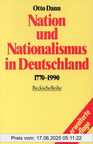 Binding : Taschenbuch, Edition : 3, Label : C.H.Beck, Publisher : C.H.Beck, medium : Taschenbuch, numberOfPages : 363, publicationDate : 1992-11-24, authors : Otto Dann, languages : german, ISBN : 3406340865