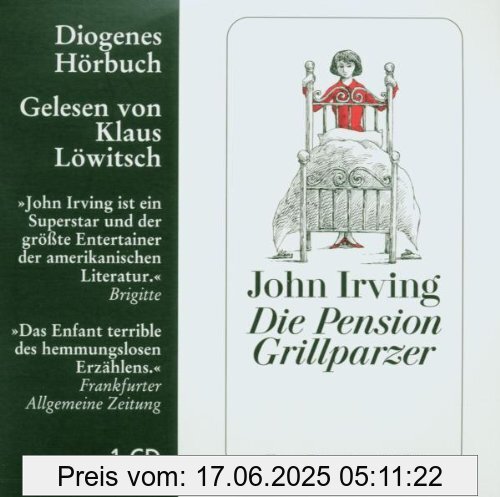 Binding : Audio CD, Edition : 1., Aufl., Label : Diogenes, Publisher : Diogenes, Format : Audiobook, medium : Audio CD, publicationDate : 2007-05-01, authors : John Irving, narrators : Klaus Löwitsch, languages : german, ISBN : 3257800711