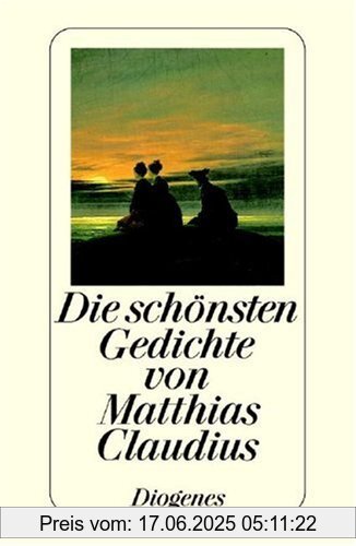 Binding : Taschenbuch, Label : Diogenes, Publisher : Diogenes, medium : Taschenbuch, publicationDate : 1998-01-01, authors : Matthias Claudius, ISBN : 3257701292