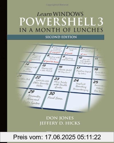 Binding : Taschenbuch, Edition : 2nd revised edition., Label : Manning, Publisher : Manning, medium : Taschenbuch, numberOfPages : 368, publicationDate : 2012-11-28, authors : Don Jones, Hicks, Jeffrey T., languages : english, ISBN : 1617291080